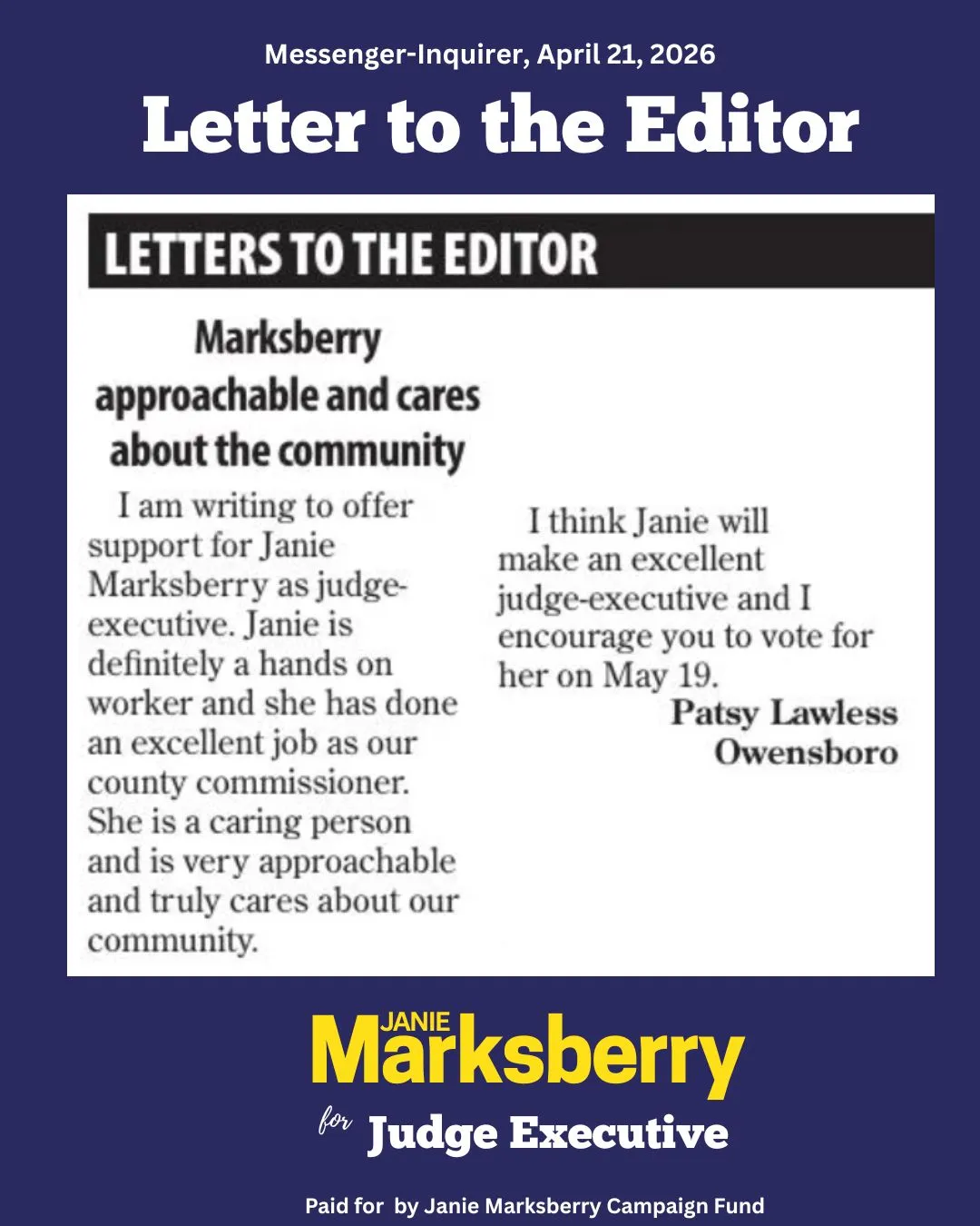 Letter to the editor 1