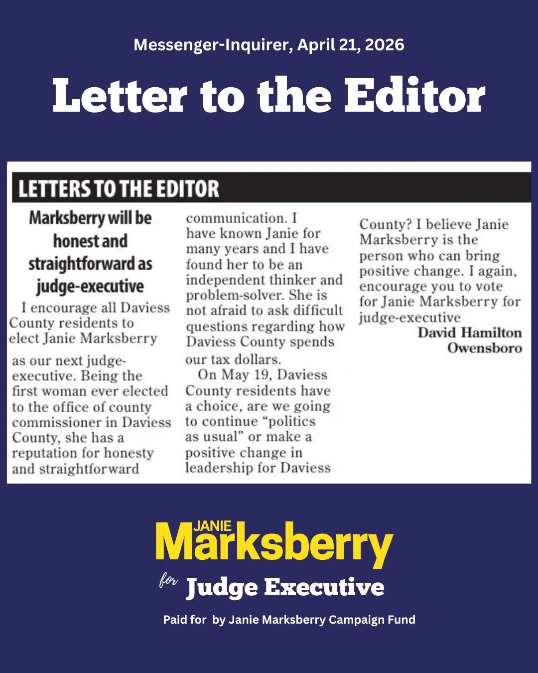 Letter to the editor 6